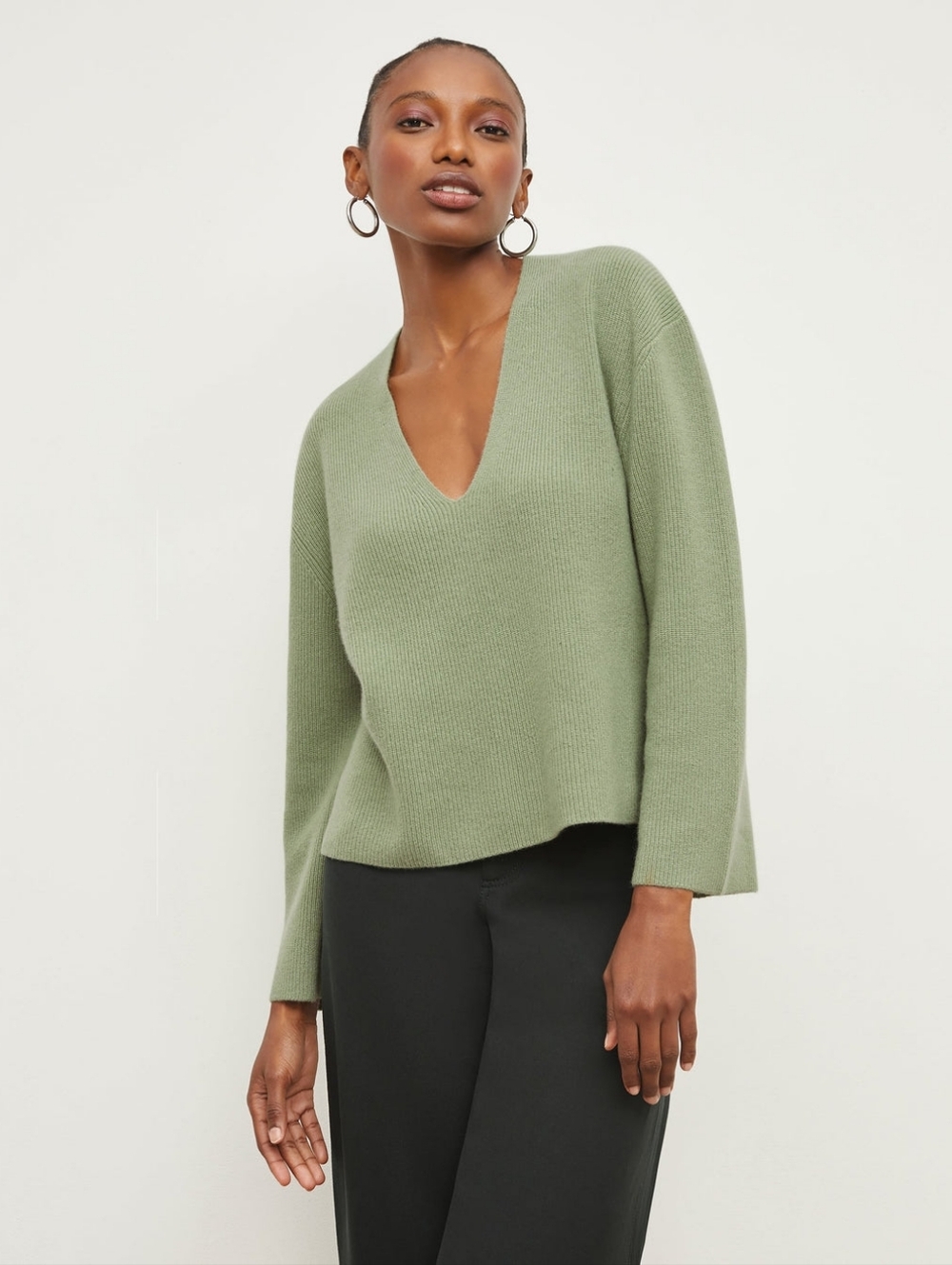 MM Lafleur The Sophie Sweater - Cashmere In Jade